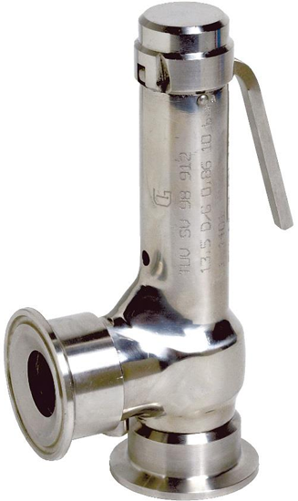 Ασφαλιστική βαλβίδα τροφίμων με clamp